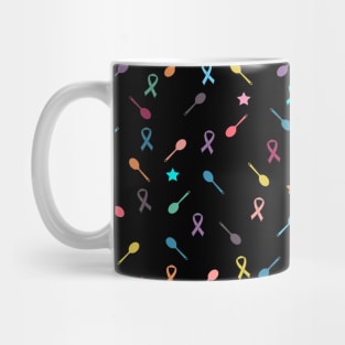 Spoons & Ribbons - Spoonie awareness Mug